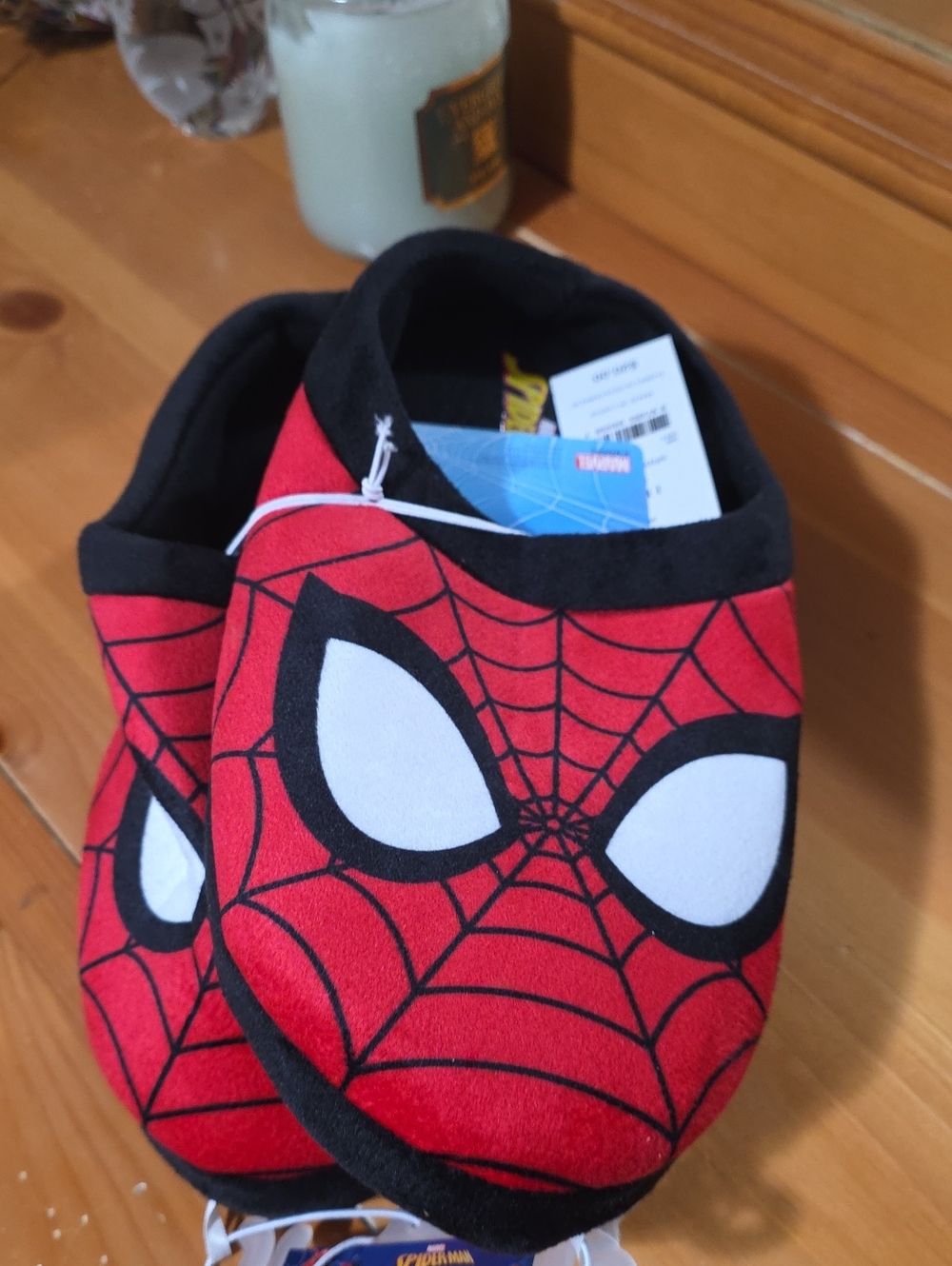 Marvel Red and Black Spider-Man Slippers